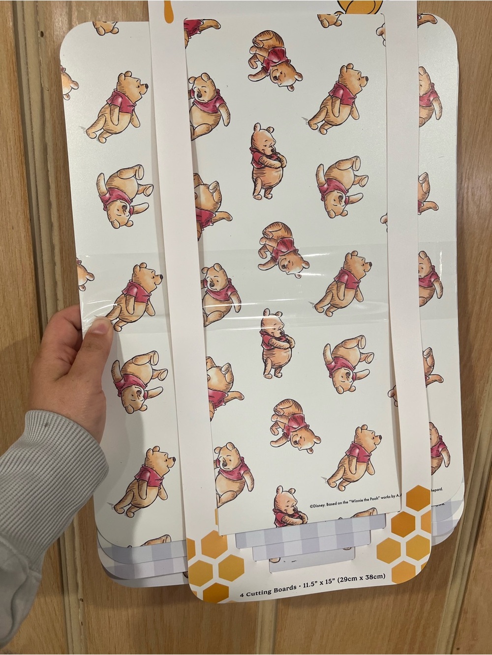 Disney Winnie the Pooh Patterned Cutting Board Set